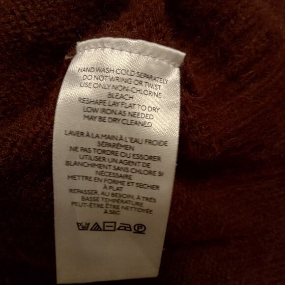 Urban Outfitters Cozy Thea Cardigan Brown Boho Open Front Sweater Women’s SZ S - Picture 4 of 11